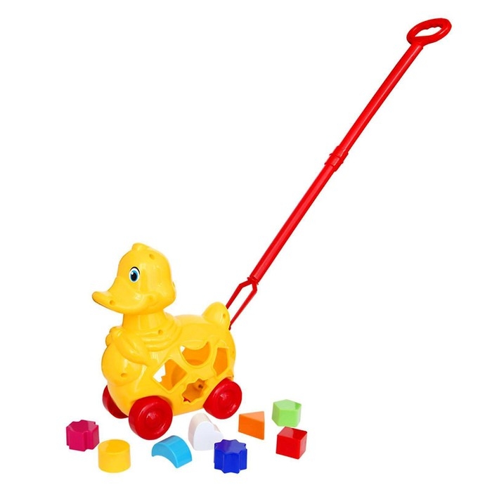 Каталка-сортер &laquo;Утка&raquo;, с ручкой