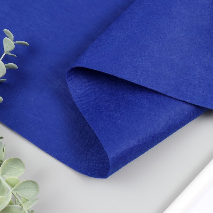 Фетр мягкий 1 мм в рулоне Фетр мягкий 1 мм в рулоне "Ночная синь" 50х70 см