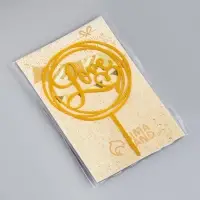 Топпер для торта Love, золото