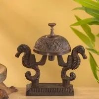 Звонок настольный "Морские коньки" 17х9х16 см