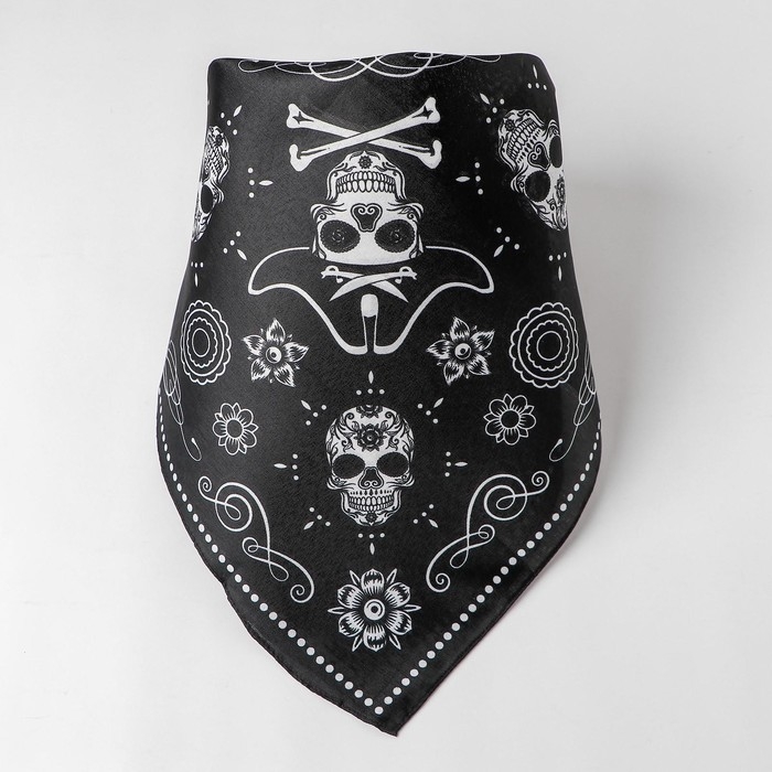 Бандана &laquo;Пират&raquo;, взрослая, 50х50 см