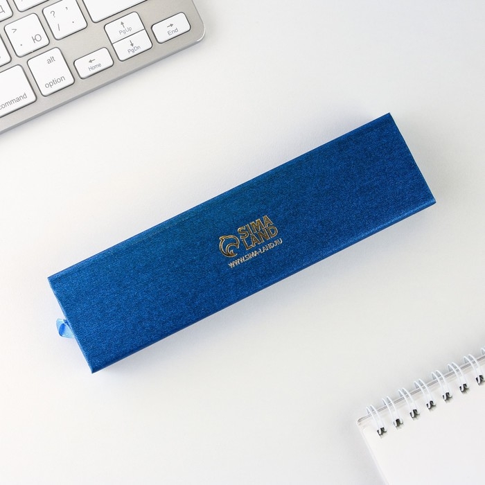 Ручка в футляре &laquo;С Днём Защитника Отечества&raquo;, металл,1.0 мм, синяя паста