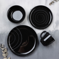 Глубокая тарелка керамическая &laquo;Орнамент&raquo;, 15.5 х 6.5 см, 800 мл