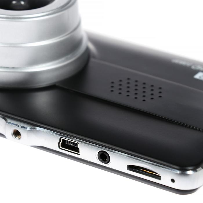 Видеорегистратор Cartage, 2 камеры, WDR HD 1080P, TFT 4.5, обзор 120&deg;