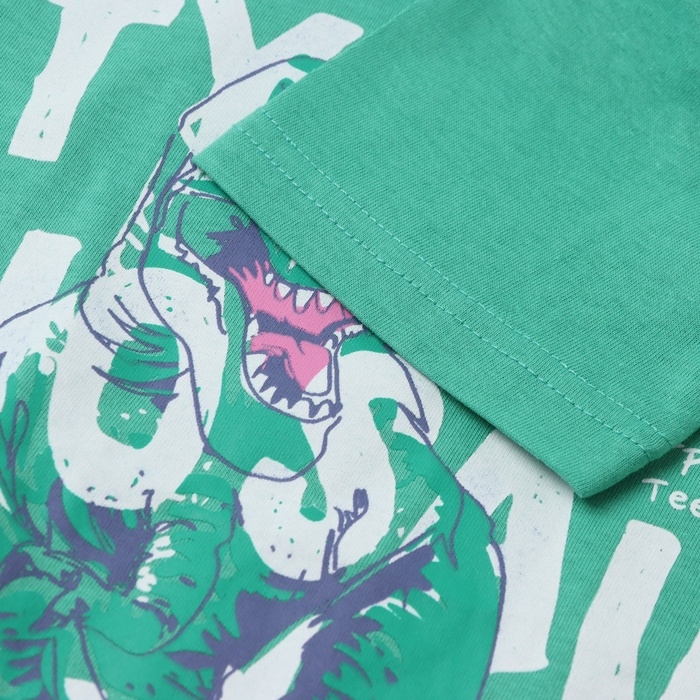 Футболка для мальчика, цвет зелёный, рост 134