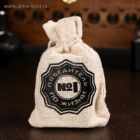 Камни для виски в мешочке "Победитель по жизни", натуральный стеатит, 6 шт Камни для виски в мешочке "Победитель по жизни", натуральный стеатит, 6 шт