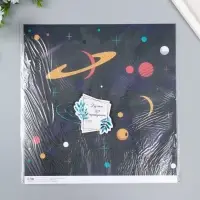 Бумага для скрапбукинга &laquo;Арт Узор. Вселенная&raquo;, 180 г/м&sup2;, 30.5&times;32 см