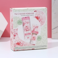 Подарочный набор косметики &laquo;Ты самая нежная!&raquo;, гель для душа 250 мл и крем для тела 200 мл , ЧИСТОЕ СЧАСТЬЕ