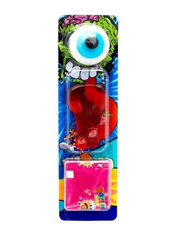 Жевательный мармелад &laquo;Язык с глазом&raquo;, взрывная карамель, 8 г