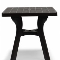 Стол квадратный "Атлант", 80 х 80 х 76,5 см, коричневый Стол квадратный "Атлант", 80 х 80 х 76,5 см, коричневый