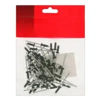 Заклёпки ТУНДРА krep, вытяжные, алюминий-сталь, 3.2&times;8 мм, темно-зеленые, 50 шт.