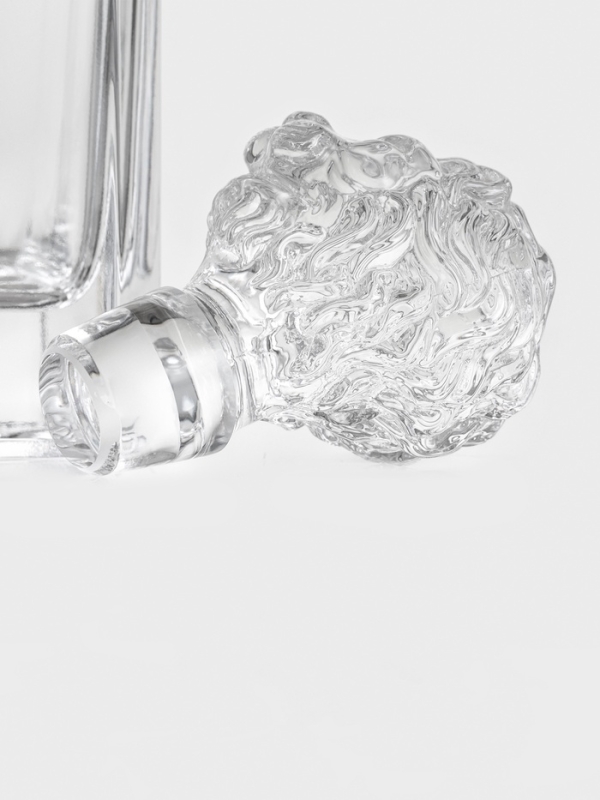 Штоф "Альфа", голова льва, 750 мл, 9,1х9,1х25 см