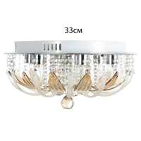 Люстра "Эмилия" 7х40Вт Е27 с пультом, цвет хром 41х41х19 см Люстра "Эмилия" 7х40Вт Е27 с пультом, цвет хром 41х41х19 см