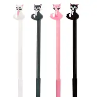 Ручка гелевая-прикол Calligrata "Кошечка" , штрихкод на штуке, микс