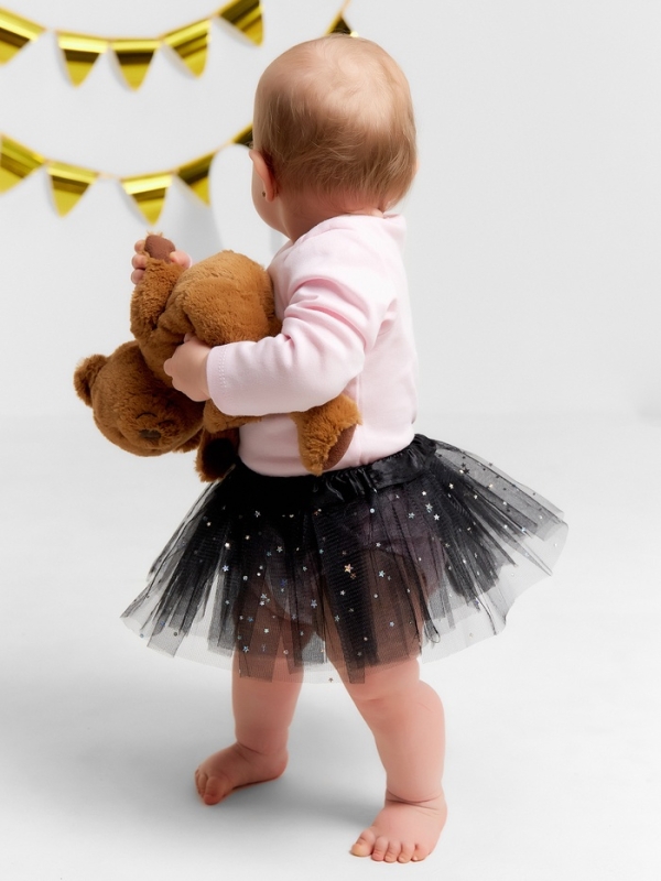 Юбка детская KAFTAN Юбка детская KAFTAN "Звездочки" черный, длина 17 см