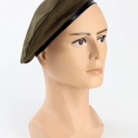 Берет военного, цвет тёмно-зелёный