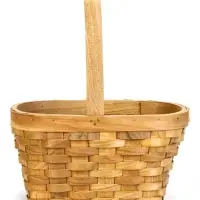 Корзина плетеная 22 х 15,5 х 12 см ручка h=13 см секвойя