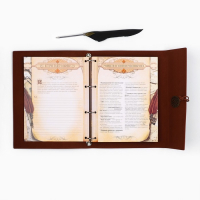 Родословная книга &laquo;Наш род&raquo;, с пером, 56 листов, коричневый, 35 х 25 см