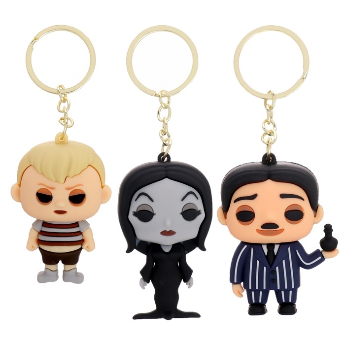 Игрушка - сюрприз Funny box &laquo;Мрачная семейка&raquo;: детский брелок, наклейки, карточка