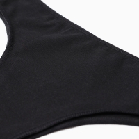 Трусы женские бразильяна, цвет черный, размер 48 (L)