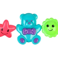 Растяжка на коляску/кроватку &laquo;Веселые зверята&raquo;, 3 игрушки, Крошка Я