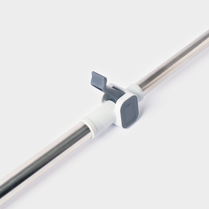 Оконная швабра с креплением на липучке 30х8 см, длина 103-145 см, 2 насадки, 45+180 поворот   107959