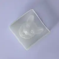 Молд &laquo;Мордашка&raquo;, силикон, 8&times;8&times;2,3 см, цвет белый