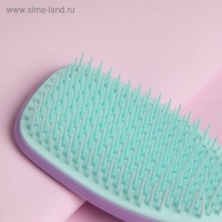 Расчёска массажная, 6,5 &times; 22 см, цвет МИКС
