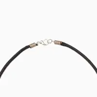 Кулон "Капля" ракушка 25,5 см, цв. чёрно-красный