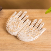 Сувенир интерьерный "Ладошки" дерево 23х20х4 см