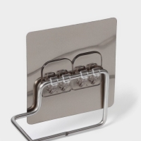 Держатель для туалетной бумаги Доляна, 17&times;8 см, на липучке