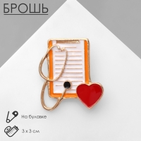 Брошь &laquo;Набор врача&raquo;, цветная в золоте