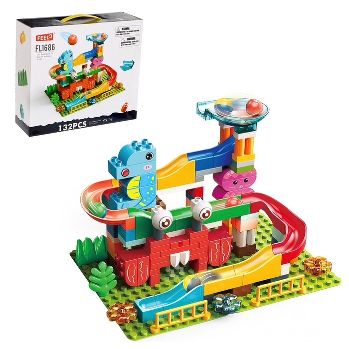 Конструктор Шарики &laquo;Океан-горка&raquo;, 132 детали