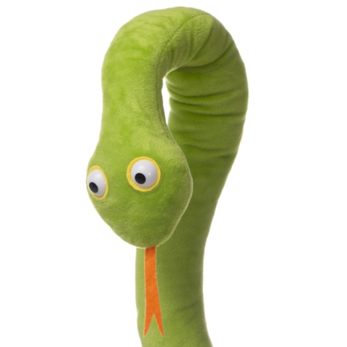Мягкая игрушка "Змея Тутси", цвет салатовый, 42 см, ЗТ/042/сал