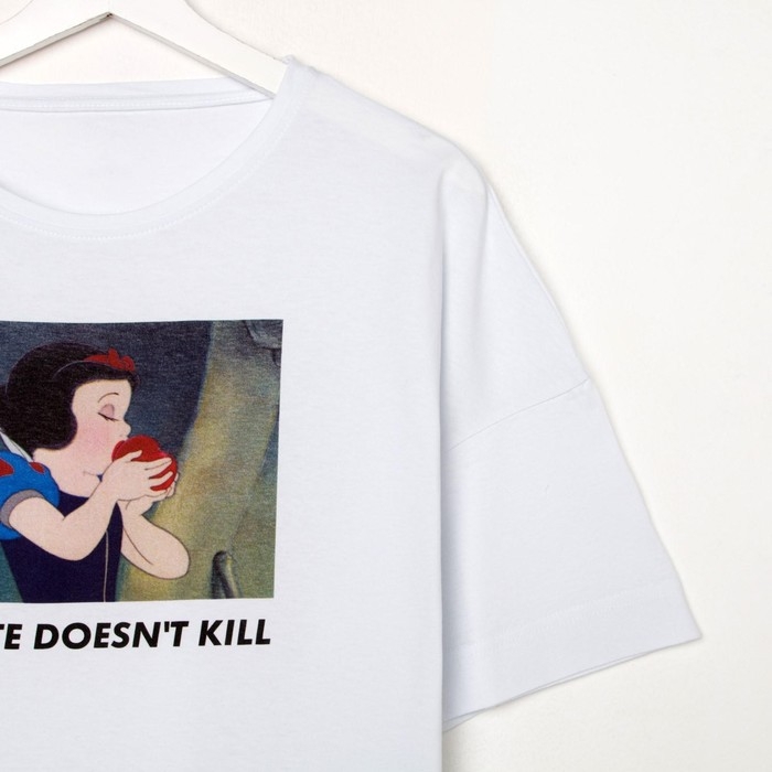 Футболка &laquo;Белоснежка&raquo; Принцессы oversize, цвет белый