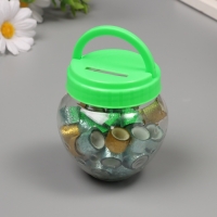 Клейкая лента пластик в банке "Шайн. Золото и голубой" н-р 40 шт 1,2 см, дл.0,9 м 7х7х9 см Клейкая лента пластик в банке "Шайн. Золото и голубой" н-р 40 шт 1,2 см, дл.0,9 м 7х7х9 см