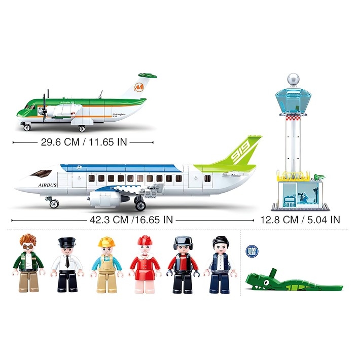 Конструктор Авиация &laquo;Аэропорт&raquo;, 731 деталь