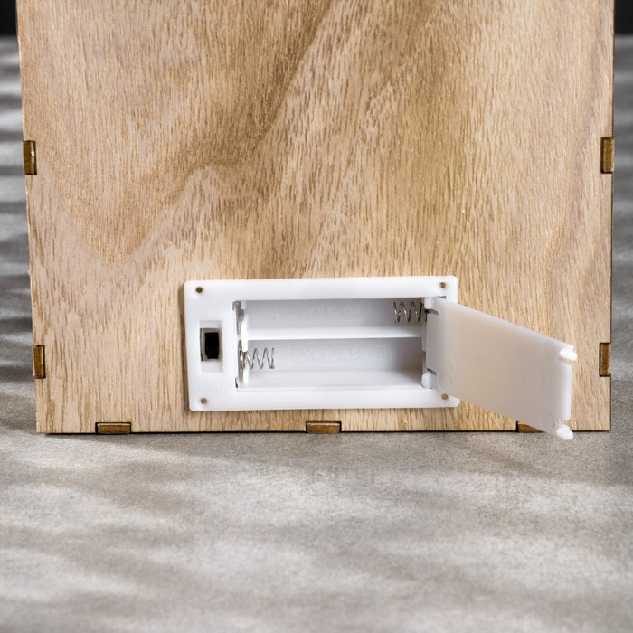 Светодиодная фигура «Олень и снегирь» 15 × 15 × 4 см, дерево, батарейки АААх2 (не в комплекте), свечение тёплое белое Светодиодная фигура «Олень и снегирь» 15 × 15 × 4 см, дерево, батарейки АААх2 (не в комплекте), свечение тёплое белое