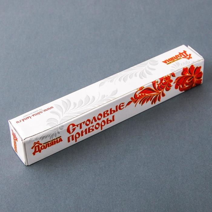 Нож столовый из нержавеющей стали Доляна &laquo;Равингтон&raquo;, длина 22,3 см, цвет серебряный