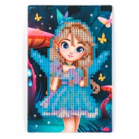 Алмазная мозаика для детей со светящимися стразами &laquo;Фея&raquo;, 10 х 15 см, набор для творчества