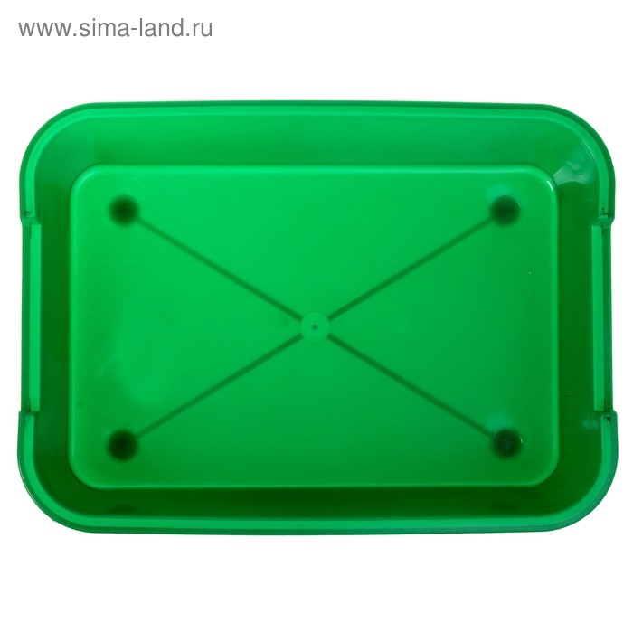 Туалет средний без сетки 36 х 26 х 6,5 см, зеленый