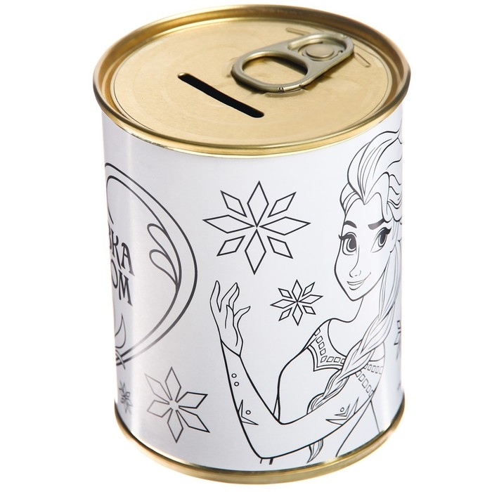 Копилка-раскраска с красками Копилка-раскраска с красками "Коплю на мечту", Холодное сердце