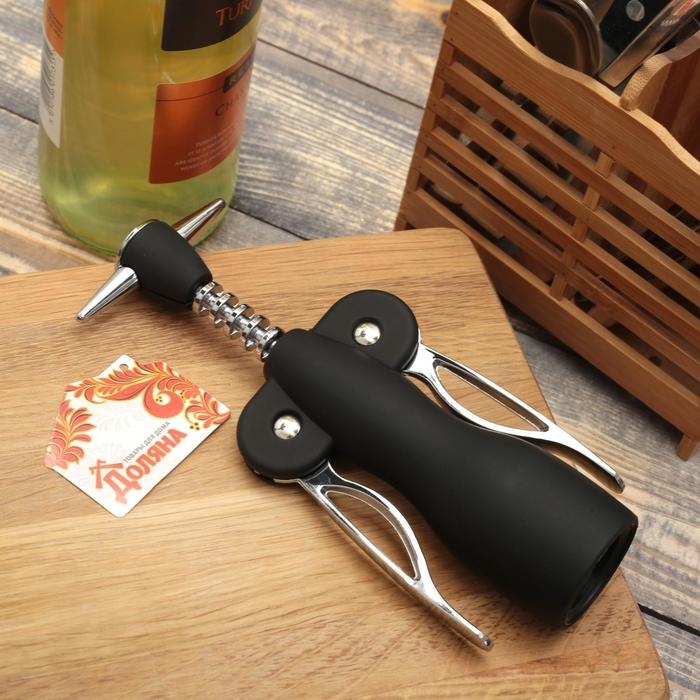 Штопор Доляна &laquo;Яркий&raquo;, 19 см, цвет МИКС