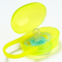 Контейнер для хранения и стерилизации детских сосок и пустышек, цвет желтый Контейнер для хранения и стерилизации детских сосок и пустышек, цвет желтый