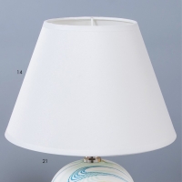 Настольная лампа "Аделла" Е14 40Вт белый 19,5х19,5х27,5 см Настольная лампа "Аделла" Е14 40Вт белый 19,5х19,5х27,5 см