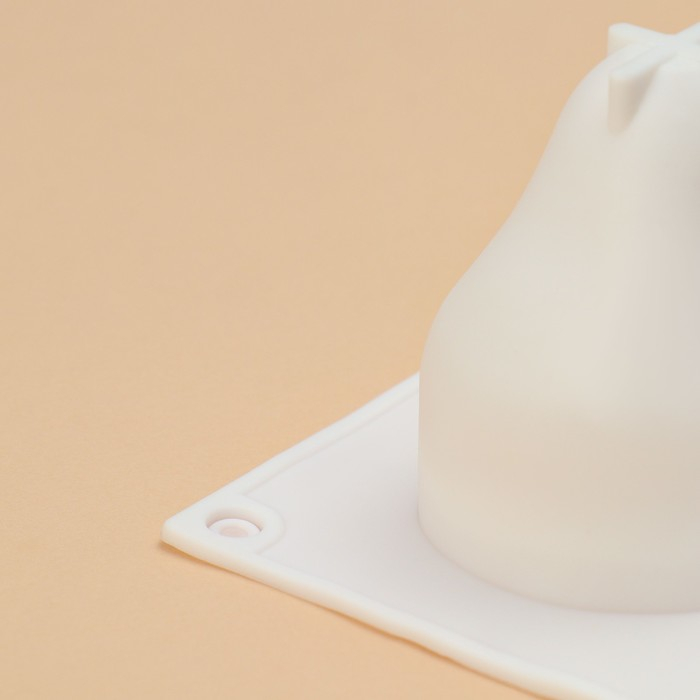 Форма для муссовых десертов и выпечки Доляна &laquo;Груша&raquo;, силикон, 29,3&times;17,2&times;6,5 см, 8 ячеек (d=5,5 см), цвет белый