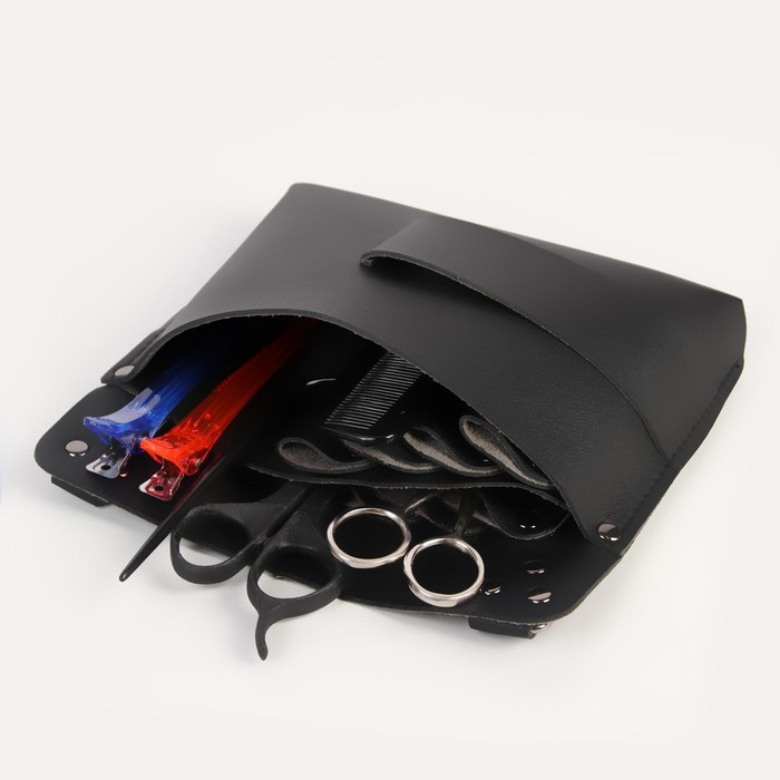 Сумка для мастера 19 × 18,5 см, длина ремня 105 см, цвет чёрный Сумка для мастера 19 × 18,5 см, длина ремня 105 см, цвет чёрный