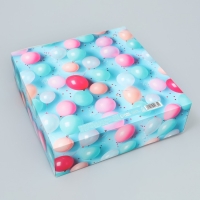 Коробка подарочная складная, упаковка, «Всё сбудется», 26 х 26 х 8 см Коробка подарочная складная, упаковка, «Всё сбудется», 26 х 26 х 8 см