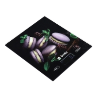 Весы кухонные DELTA KCE-65, электронные, до 5 кг, рисунок "Ягодные макарони" Весы кухонные DELTA KCE-65, электронные, до 5 кг, рисунок "Ягодные макарони"