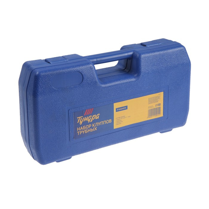 Набор клуппов трубных ТУНДРА, 1/2"-3/4"-1" + трещотка, рукоять, удлинитель, 6 предметов